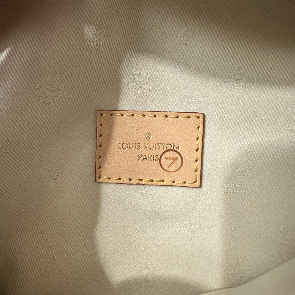 Louis Vuitton Monogram Crossbody Bag in Brown and Cream - Picture 4 of 11